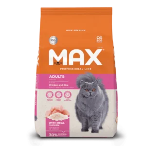 105400-2_e3036bc0-8e56-41fc-b1db-7755e7946b67 Max Cat P Line Adulto Frango & Arroz