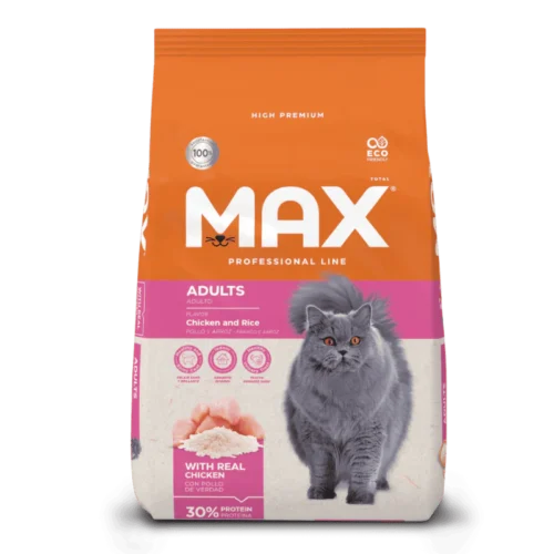 105400-2_e3036bc0-8e56-41fc-b1db-7755e7946b67 Max Cat P Line Adulto Frango & Arroz