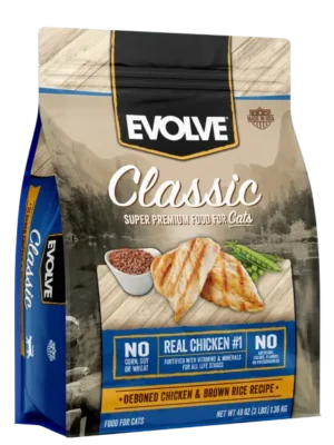 740_Evolve_Cat_Adult_Chiken__Rice_-__Pollo__606X606 Evolve Cat Adult Chicken & Rice 2.75 Lb