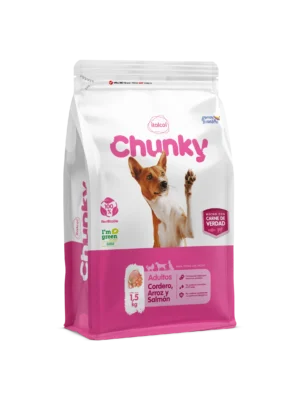 Chunky-Adultos-Razas-Grandes-Cordero-Arroz-Salmon-Frente Chunky Adultos Cordero, Arroz y Salmón