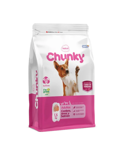 Chunky Adultos Cordero, Arroz y Salmón