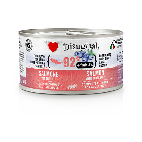 Disugual Dog Fruit Salmón y Arándanos / Pollo y Piña 150 g