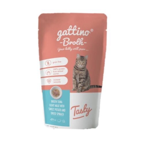 Gattino Broth Tuna Pouch 40 g