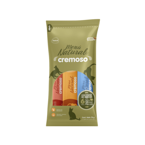 Menú Natural Cremoso Gatos Surtido