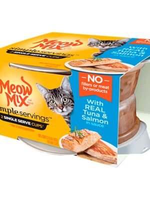 Meow Mix Gatos Salmón/Atún/Pavo 70 g