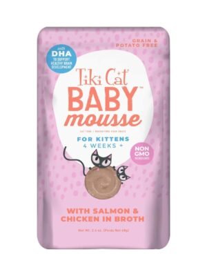 TIKI CAT BABY - POLLO Y SALMON 68 GR Tiki Cat Baby - Pollo y Salmón 68 g