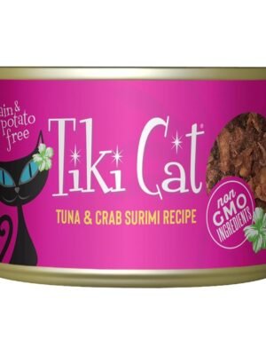 TIKI CAT GRILL - ATUN Y CANGREJO CABALLA Y SARDINAS EN CALDO 80 GR Tiki Cat Grill - Atún y Cangrejo/Caballa y Sardinas 80 g