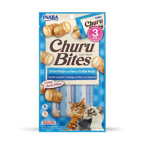 Churu Cat Bites Pollo / Atún / Salmón 4 Unidades