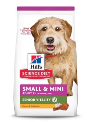 Hills Science Diet Canine Senior Vitality Small & Mini 3.5 Lb