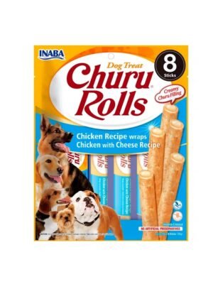 Churu Rolls Pollo / Salmón / Queso / Atún 8 Unidades