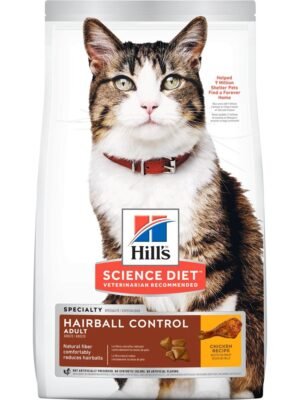 Feline-Adult-Hairball Hills Science Diet Feline Adult Hairball 3.5 Lb
