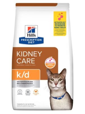 Feline-K-D-Dry Hills Prescription Diet Feline Kidney Care k/d 4 Lb