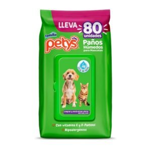 Flushy Pets Toallitas Húmedas 80 Unidades