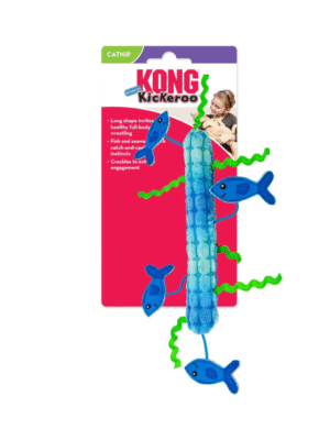 Kong Gato Juguete Kickeroo Stickaroo - Peces