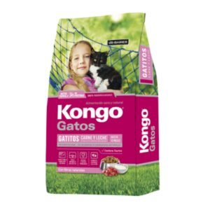 Kongo Gatitos Carne Y Leche Bolsa 1 kg