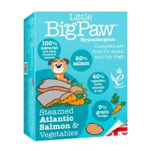 Little Big Paw Dog Steamed Atlantic Salmon/Pato 150 g