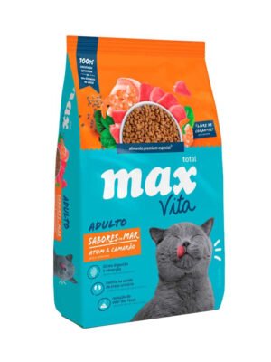 Max-Vita-Gatos-Adultos-Sabores-Do-Mar-Atum-&-Camarao Max Vita Gatos Adultos Sabores Do Mar Atum & Camarão 1 kg