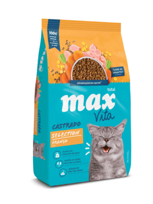 Max-Vita-Gatos-Castrado-Selection-Frango Max Vita Gatos Castrado Selection Frango 3 kg