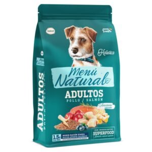 Menú Natural Perros Pollo Salmon 1.5 kg