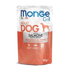 Monge Dog Grill Pouch Salmon/Pork/Chicken And Turkey 100 g