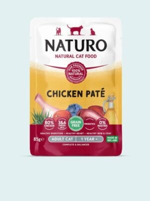 Naturo Gatos Adultos Gluten Free Pouch Paté Pollo/Salmón/Tuna/ 85 g