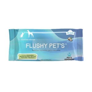 Flushy Pets Toallitas Húmedas 80 Unds