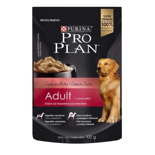 Pro Plan Wet Perros Adultos Carne 100 g