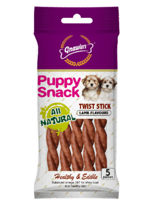 Puppy Snack Twist Stick Cordero 100 g 5 Unidades