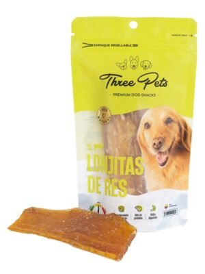 Three-Pets-Dog-Snack-Lonjitas Three Pets Dog Snack Lonjitas 100 g