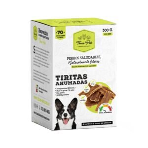 Three Pets Dog Snack Bolsa Tiritas Ahumadas 500 g