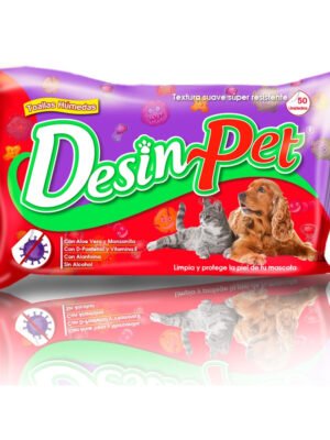 Toallas Húmedas Desinpet 50 Unidades
