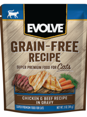 Evolve Cat Grain Free Pouch 3 Oz