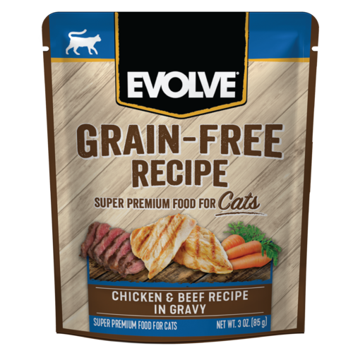 Evolve Cat Grain Free Pouch 3 Oz