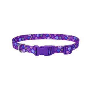 Collar Para Perro Coastal Style Huellas Morado