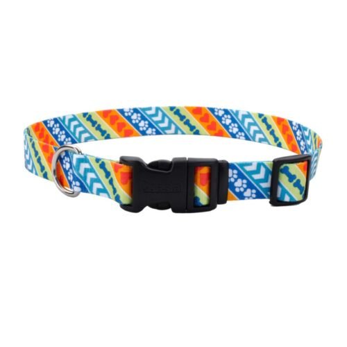 Collar Para Perro Coastal Style Amor y Paz Amarillo