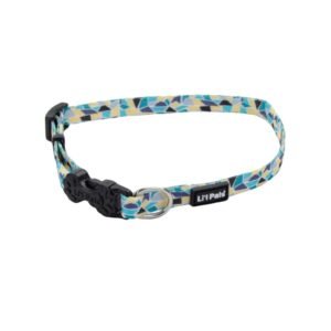 Collar Para Perro Lil Pals Mosaico Gris / Tribal Rosado / Huellas Morado