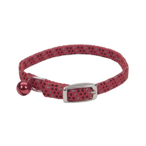 Collar Para Gato Lil Pals Reflectivo Rojo / Rosado