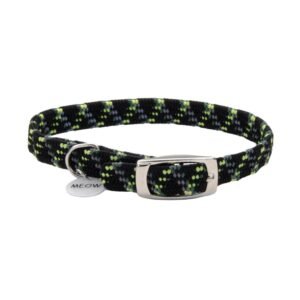 Collar Para Gato Coastal Elastacat Reflectivo Negro / Morado