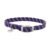 Collar Para Gato Coastal Elastacat Reflectivo Negro / Morado