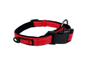 Collar Para Perro Kong Rojo / Negro