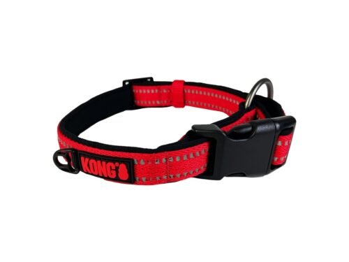 Collar Para Perro Kong Rojo / Negro