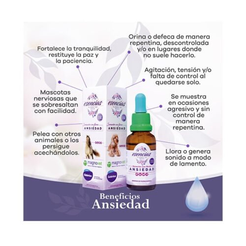 Esencia Floral Ansiedad En Gotas 30 ml