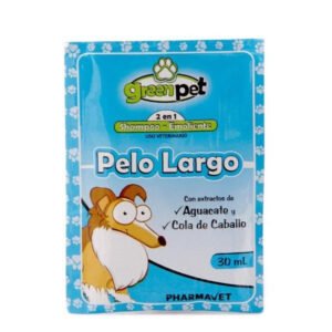 Shampoo Greenpet Para Perros Pelo Largo x 30 ml