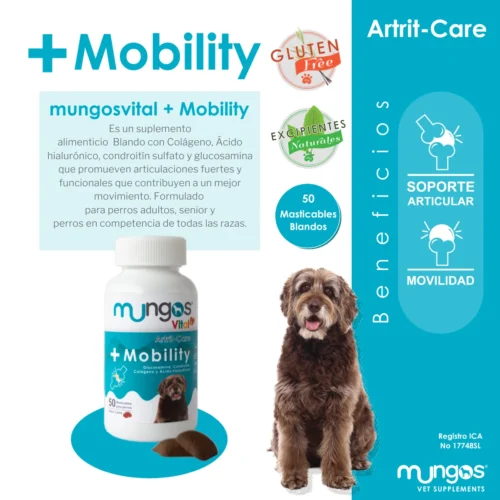 Glucosamina Para Perros Mungos Mobility x 50 Und Blandas