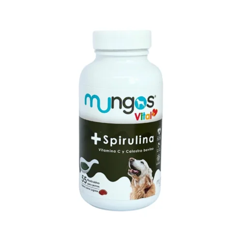 Spirulina Para Perros Mungos x 55 Und Antioxidante