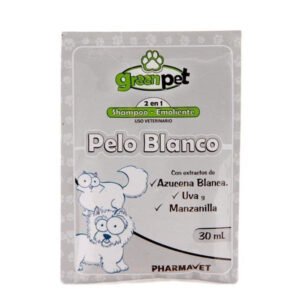 Shampoo Greenpet Pelo Blanco x 30 ml